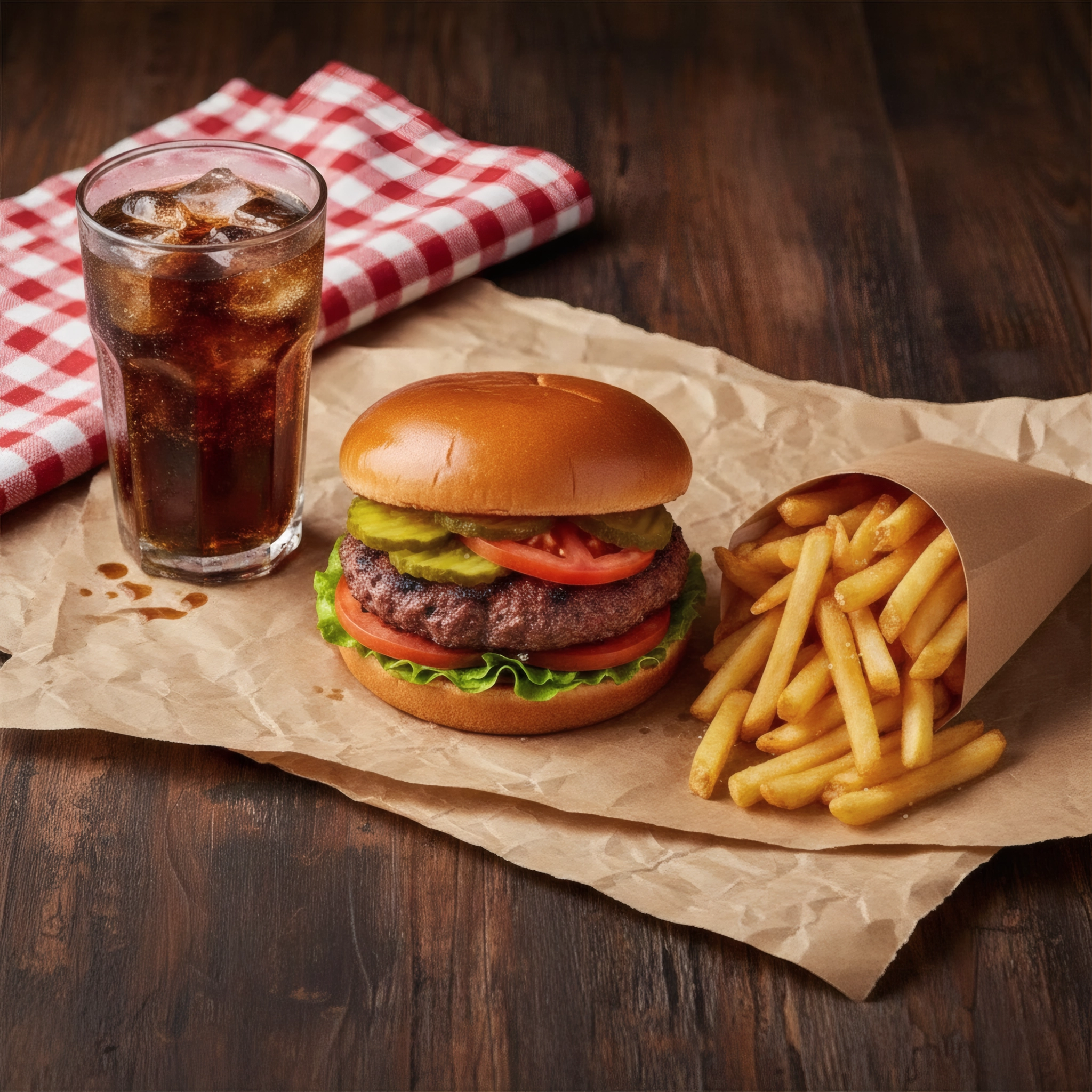 Beef Burger Combo